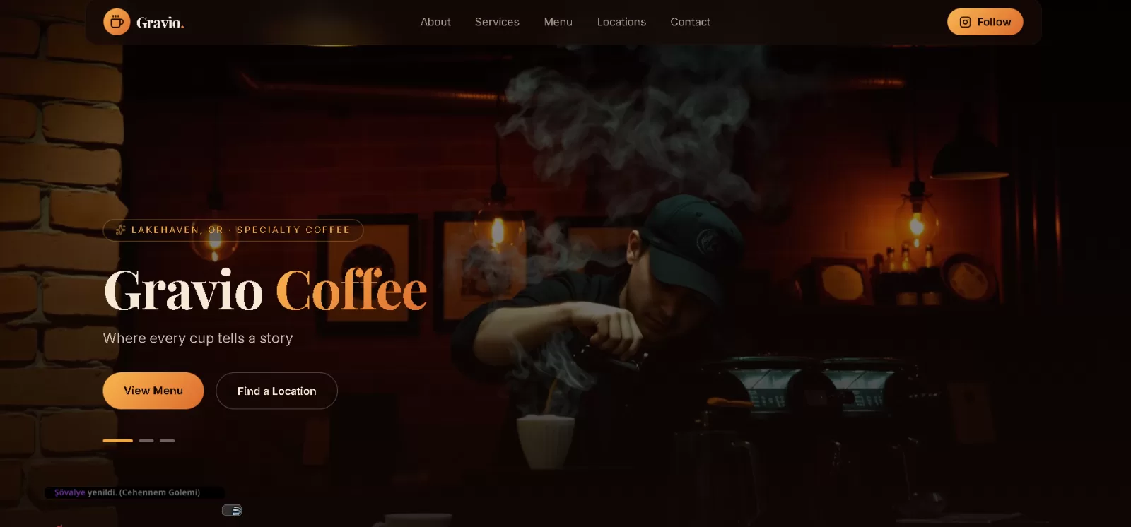 coffe shop demo preview image